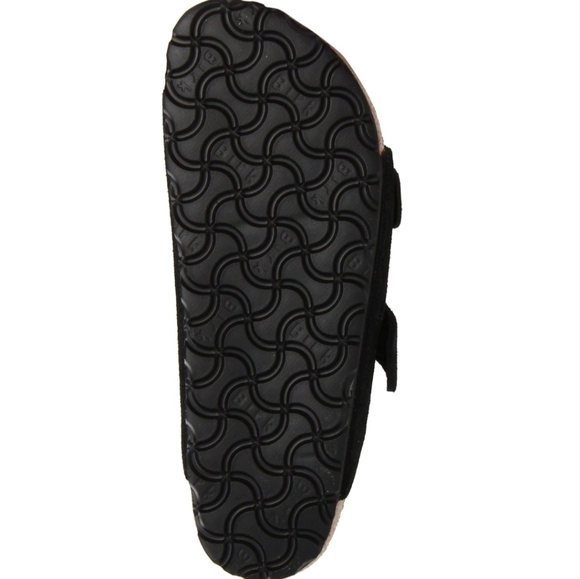 BIRKENSTOCK Arizona Soft Footbed Black Suede Unisex Sandals Size 42 NWT - Picture 8 of 9